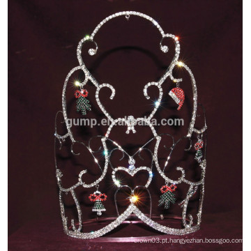 Tiara de Natal com dangle